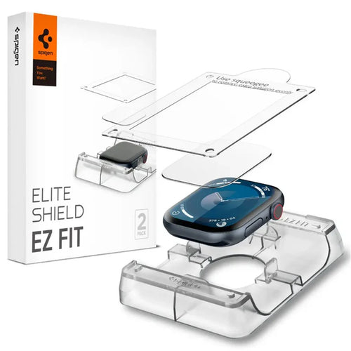 Spigen Apple Watch 11/10 46mm Screen Protector (2 Packs) - Extreme Clarity - Delicate Touch - Precise Fit - Scratch Resistance