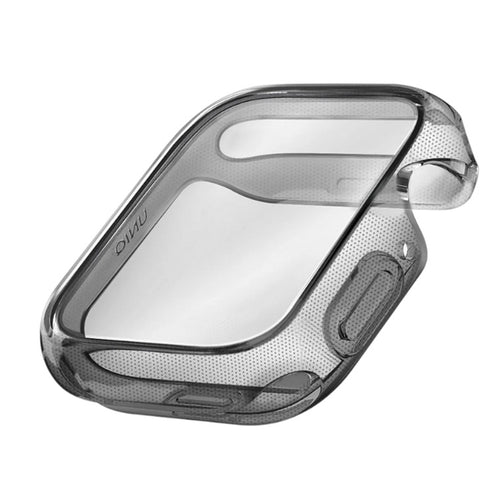 Uniq Apple Watch Series SE 3 / SE 2 (44mm) Grade Watch Protective Case - Tinted Grey - Slim hybrid - Co-moulded with 4H anti scratch - Screen Protection - High sensitive touch screen panel