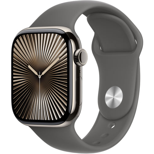 Apple Watch Series 10 (GPS + Cellular) 42mm - Natural Titanium Case