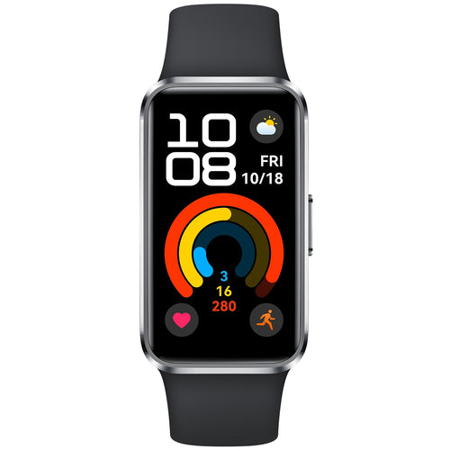 Huawei Band 10 Aluminum Fitness Tracker - Matte Black
