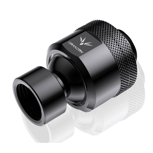 BYKSKI Granzon Multi Directional Free Rotary Male to Female Elbow Fitting Black