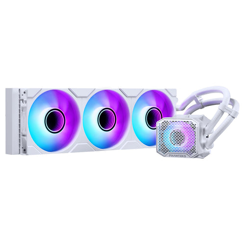 Phanteks Glacier One 360M25 G2 White 360mm AiO Water Cooling Kit, D-RGB For Intel 1851, 1700, 1200, 115X . AMD AM5, AM4