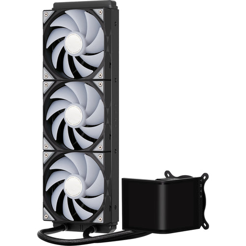 TRYX Panorama SE 360mm Black ARGB 360mm AiO Water Cooling With 6.5 inch L-Shaped AMOLED Screen With 2K Resolution,Support Intel LGA 1851/ 1700 / 115X, AMD AM5 / AM4