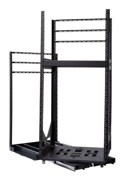 AVROT24-500 - DYNAMIX AVROT24-500 - 19'' 24U Rotary Rack. Rotation Angles of 45 & 90 Easy Fitting of Equipment