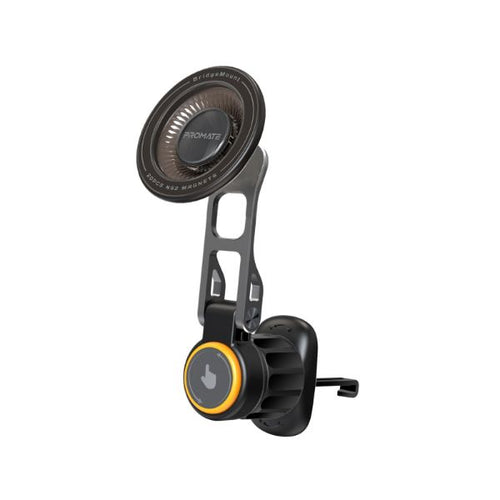 BRIDGEMOUNT - PROMATE BRIDGEMOUNT - MagGrip 360 Rotatable Smartphone Holder w/ AC Vent Mount. Secure Anti-Slip Mount