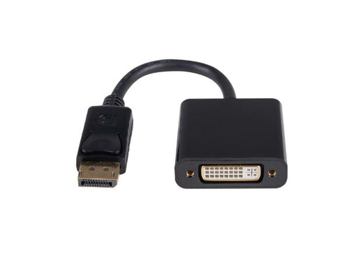 C-DP-DVIDF - DYNAMIX C-DP-DVIDF - 0.2m DisplayPort to DVI-D Cable Adapter Passive Converter Max Res: 1920x1080.