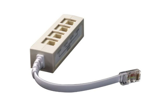 C-RJ45DS-4V - DYNAMIX C-RJ45DS-4V - RJ45 Splitter 4-Way Voice Extensions