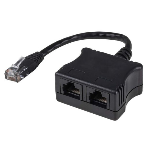 DYNAMIX C-RJ45LT5 - RJ45 Dual Adapter (2x Digital Ph w/ short cable