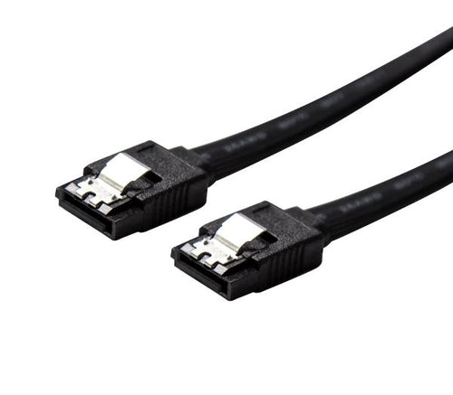 C-SATA3-20 - DYNAMIX C-SATA3-20 - 0.2m SATA 6Gbs Data Cable w/ Latch Black colour