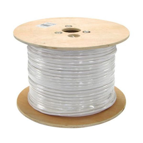 DYNAMIX C-STP-STR - 305m Cat5E White F/UTP Stranded Shielded Cable Roll 100MHz 26AWGx4P PVC Jacket