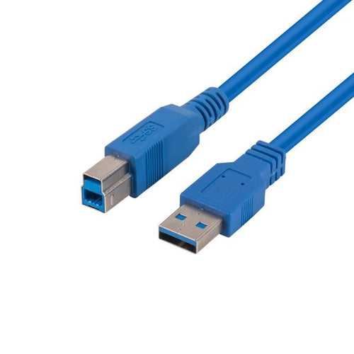 DYNAMIX C-U3AB-5 - 5m USB 3.0 USB-A Male to USB-B Male Cable Colour Blue