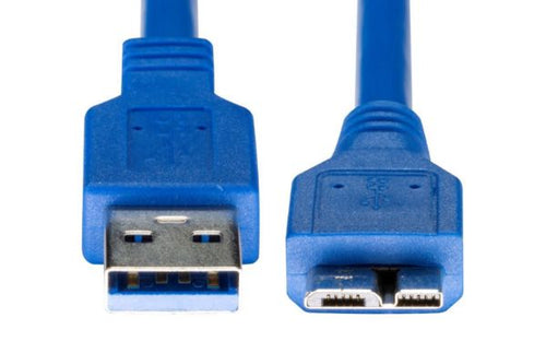 DYNAMIX C-U3MICB-2 - 2m USB 3.0 Micro-B Male to USB-A Male Connector Colour Blue