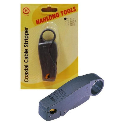 CT-322 - HANLONG CT-322 - 3x blade Coaxial Cable Stripper RG58/59/6 connectors