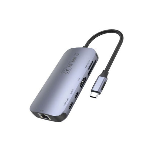 D1071A - UNITEK D1071A - 9-in-1 USB 3.1 Multi-Port Hub w/ USB-C Connector 3x USB- A Ports 1x USB-C Port