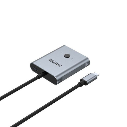 D1078A - UNITEK D1078A - USB-C Bi-directional Switch. Supports up to 4K@144Hz. up to 10Gbps Data Transfer