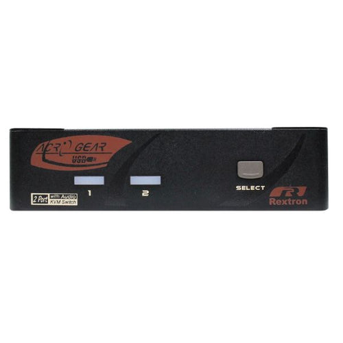 DAAG112 - REXTRON DAAG112 - 2 Port DVI/USB KVM Switch w/ Audio Black