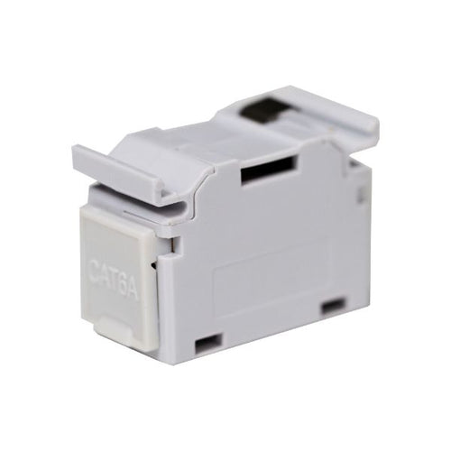 DYNAMIX DINC6AS - Cat6A RJ45 DIN Rail Mounted 1DU Shielded Coupler