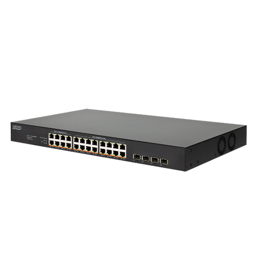 ECS1100-28HP - EDGECORE ECS1100-28HP - 24 Port Lite L2 Smart Gigabit Web Managed PoE Switch