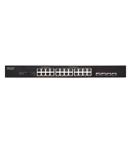 ECS1100-28HP - EDGECORE ECS1100-28HP - 24 Port Lite L2 Smart Gigabit Web Managed PoE Switch
