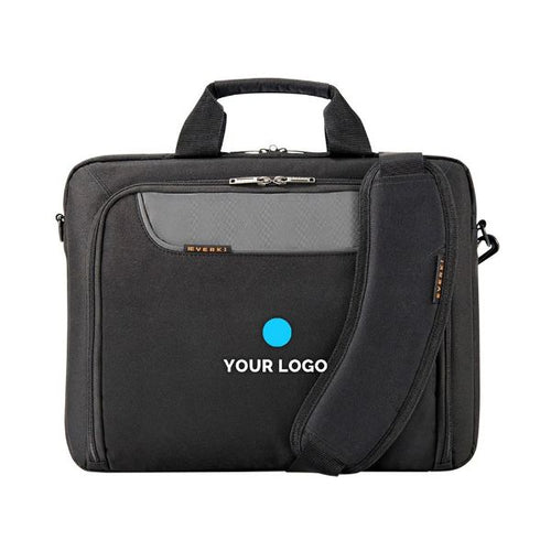 EVERKI EKB407NCH-EMB - EVERKI Advance Briefcase 16'' with Embroidered Logo. Separate Zippered Accessory - MOQ 15pcs