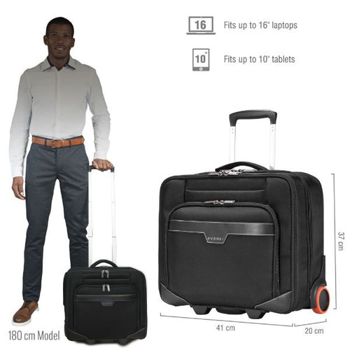 EKB440 - EVERKI EKB440 - Journey 16'' Laptop Trolley Magnetic quick access pocket Trolley Handle pass through