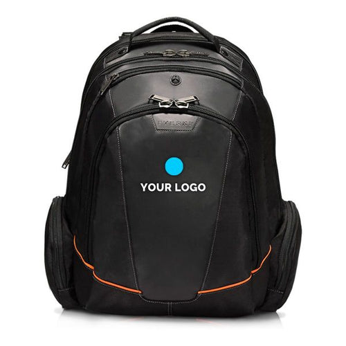 EKP119-EMB - EVERKI Flight Laptop Backpack 16'' with Embroidered Logo Checkpoint friendly design - MOQ 15pcs