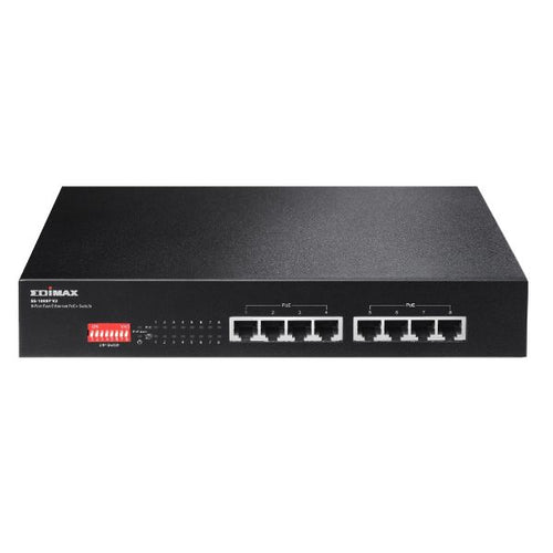 ES-1008PV2 - EDIMAX ES-1008PV2 - 8 Port 10/100 Fast Ethernet PoE+ Switch w/ DIP Switch