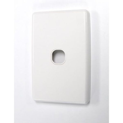 FP-1PV3 - AMDEX FP-1PV3 - Switch Plate ONLY. Single. WPC Wall Face Full Cover Plate. (Accepts Clipsal Style
