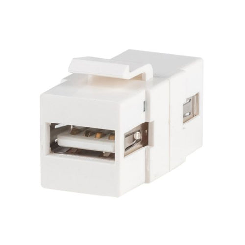 DYNAMIX FP-USB20 - USB 2.0 Keystone Jack USB-A Female to Female Connectors