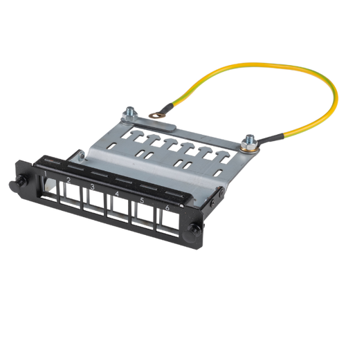 DYNAMIX FPP-KS6 - 6x Port Unloaded Keystone Plate for FPP3PB Fibre Tray