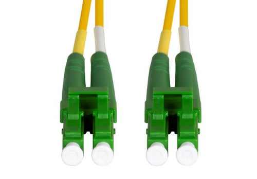 FSM-LCALCA-0 - DYNAMIX FSM-LCALCA-0 - 0.5M 9u LC APC/LC Duplex SM G657A1 Bend Insensitive Fibre Lead Yellow LSZH Jacket