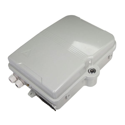 DYNAMIX FWEIP24 - Lockable Indoor/Outdoor Fibre Termination Box 24x Position SC Simplex/LC Duplex IP65