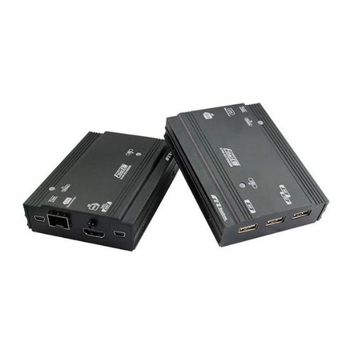REXTRON FXA1MU-M57 - REXTRON True 4K HDMI Fiber KVM Extender with USB 10G SFP Module, 500M (Single-Mode)