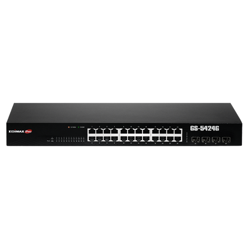 GS-5424G - EDIMAX GS-5424G - 24 Port Gigabit Long Range Web Smart Rack-mount Switch