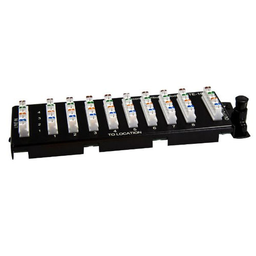 DYNAMIX HTE-1008 - 8 Port 110 Punch Down Telco Distribution Module for HWS TELEPERMITTED PTC 225/10/001