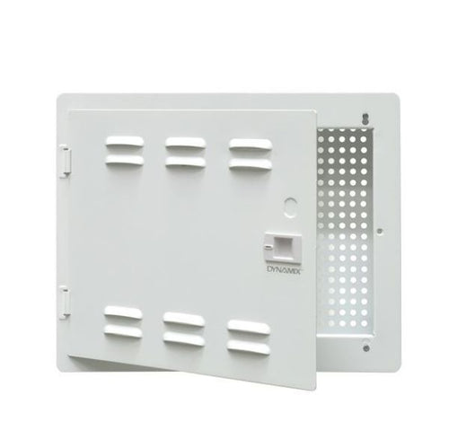 HWS-1404V2 - DYNAMIX HWS-1404V2 - 14'' Network Enclosure Recessed Wall Mount Vented Lid Cable/GPO Knock outs