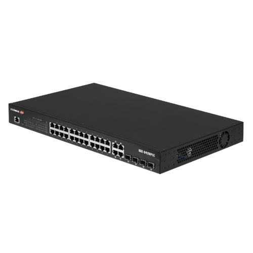 IGS-5428PLC - EDIMAX IGS-5428PLC - Industrial Surveillance VLAN 28-Port Gigabit PoE+ Web Smart Switch