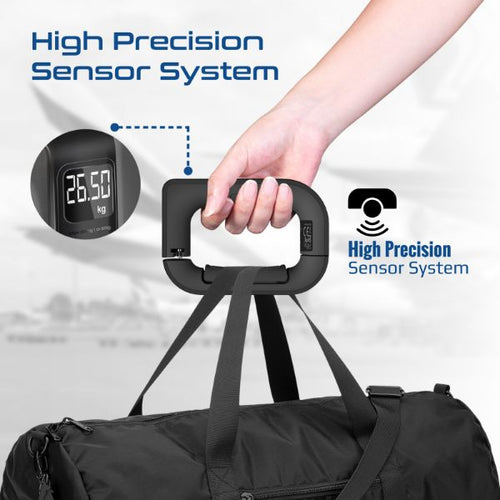 INSTASCALE-50 - PROMATE Comfort-Grip High Precision Digital Handheld Luggage Scale 50Kgs Max Cap.