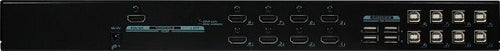 KNVM-08A0 - REXTRON KNVM-08A0 - 8 Port HDMI 4K KVM Switch. 8 PC''s to Share Multiple USB Peripherals.