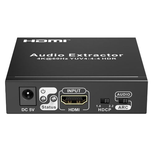 LKV3061 - LENKENG LKV3061 - HDMI Audio Extractor. 1x HDMI In. 1x HDMI Out. 3x Out Audio Signal Out via Toslink