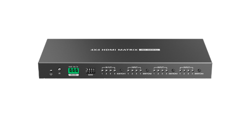 LKV424 - LENKENG LKV424 - 4K 4-In-4-out HDMI 2.0 Matrix Switch. IR Control. 3 Pin RS232 control