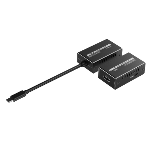 LKV600TH-L - LENKENG LKV600TH-L - USB-C to HDMI Extender Includes both Tx & Rx Units. Supports Res up to 4K@144Hz.