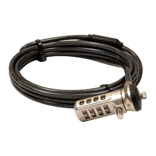 LOCK202V2 - DYNAMIX LOCK202V2 - 2m Locking Security Cable for use w/ Kensington Security Slot. Easy to Instal