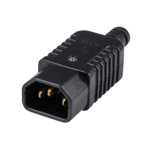 PA-IEC14 - DYNAMIX PA-IEC14 - Re-wire able IEC Male C14 10A plug Termination: Screw Terminals