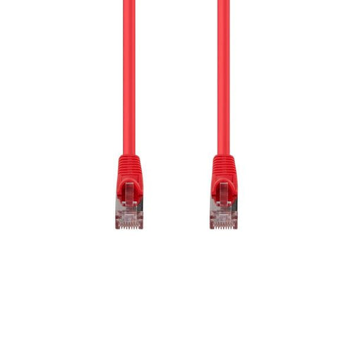 DYNAMIX PLR-AUGS-1H - 1.5m Cat6A S/FTP Red 10G Patch Lead 26AWG 500MHz Shielded Plug. Cat6 Augmented