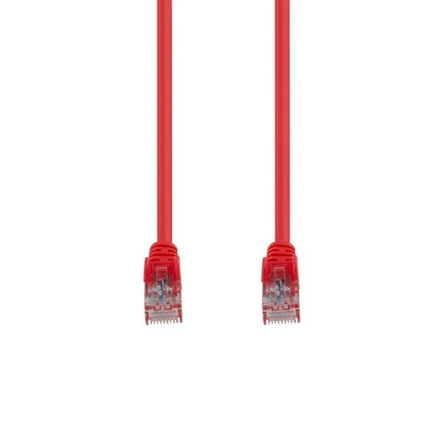 DYNAMIX PLR-C6A-5 - 5m Cat6 Red UTP Patch Lead T568A 250MHZ 24AWG Unshielded Plug.