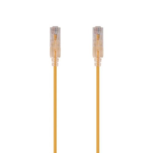 PLSY-C6-0-15 - DYNAMIX PLSY-C6-0-15 - 0.15m Cat6A 10G Yellow UTP Patch Lead 30AWG 8023af Unshielded Plug.