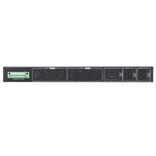 PSATS3K - POWERSHIELD PSATS3K - Automatic Transfer Switch Dual 16A IEC Input 8 x 10A IEC 1x 16A Output 19 1RU Rack