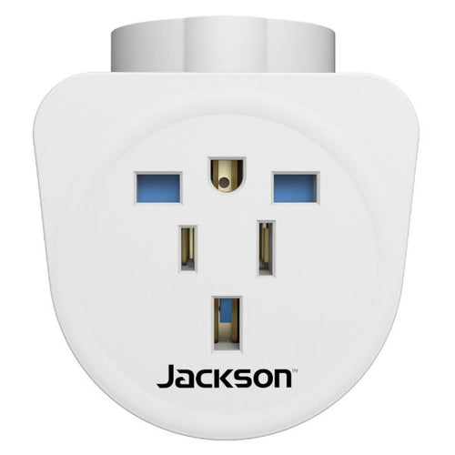 PTAMULTI2 - JACKSON PTAMULTI2 - Inbound Travel Adaptor Surge Protection. Converts US UK & European plugs to NZ/AUS.