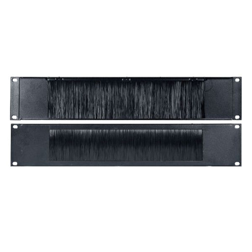 RABBP-2RU - DYNAMIX RABBP-2RU - 2RU 19'' Brush Cable Management Bar Black Colour